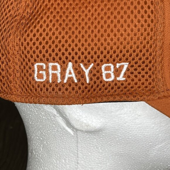 Texas Longhorns New Era 39THIRTY Hat Orange Large/X-Large Stretch - Gray 87 Cap - Picture 6 of 12